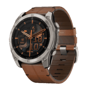fenix 8 51mm,AMOLED,Sapphire, Bare Ti, Blk/Chsnt Lthr, EMEA 010-02905-40
