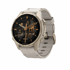 fenix 8 43mm,AMOLED,Saph,SftGldSS/FogGryLeatherBnd,Excl,EMEA 010-02903-40