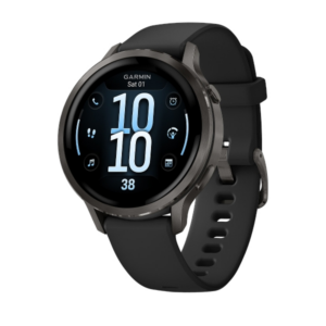 Venu 4 (41mm), GPS, Wi-Fi, Black w/ Slate + Black, WW 010-03013-02